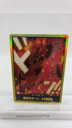 DON Card Monkey D Dragon PRB-02 [Gold Frame] THE BEST vol.2 One Piece Japan - Image 1
