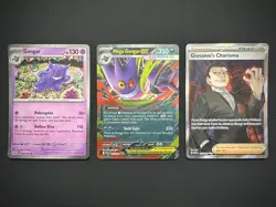 Pokemon TCG Card Lot of 3 - Gengar Promo Holo, Mega Gengar EX, Full Art Trainer - Image 1