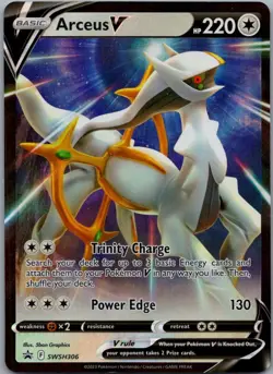 Arceus V Promo SWSH: Sword & Shield Promo Cards SWSH306 NM - Image 1