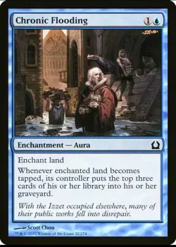 X 1 Chronic Flooding NM Return to Ravnica 032 MTG Magic The Gathering - Image 1