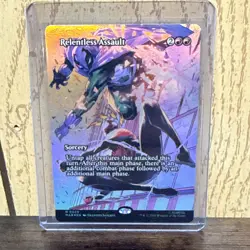 MTG Spider-Man Relentless Assault (Borderless) Eternal-Legal Foil - Image 1