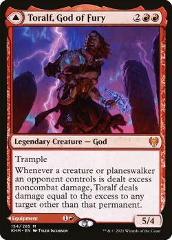 Toralf, God of Fury Toralf's Hammer - Kaldheim *NM* Near Mint MTG #154 - Image 1