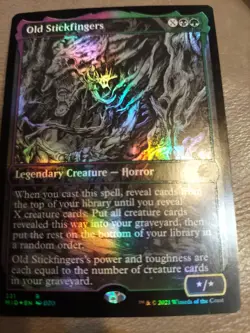 Old Stickfingers (Showcase) Innistrad: Midnight Hunt Foil - Image 1
