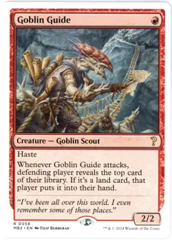 Goblin Guide (White Border) - Mystery Booster 2 (MB2) MTG - NM/M - Image 1