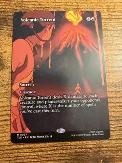 MTG Magic The Gathering Avatar Volcanic Torrent Borderless Eternal-Legal Mythic! - Image 1