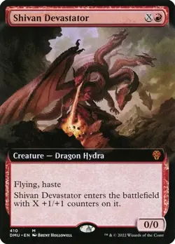 Shivan Devastator - Extended Art DMU NM MTG - Image 1