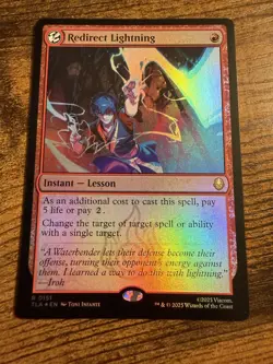 MTG Magic The Gathering Avatar Redirect Lightning FOIL! - Image 1