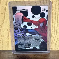 MTG Spider-Man Comeuppance (Borderless) Eternal-Legal Foil - Image 1