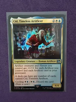MTG Cid, Timeless Artificer 410 Foil Final Fantasy FIN - Image 1