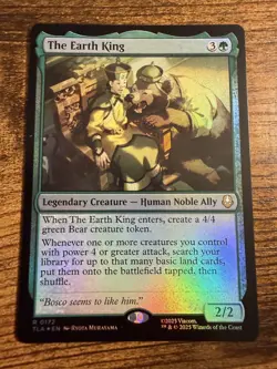 MTG Magic The Gathering Avatar The Earth King FOIL! - Image 1