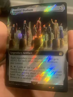 MTG Magic the Gathering Heroes' Podium (1070/1208) Doctor Who NM FOIL- SURGE - Image 1