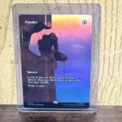 MTG Spider-Man Ponder Borderless Eternal Legal Foil - Image 1