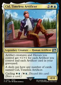MTG Cid, Timeless Artificer (0412), NM-Mint, English Final Fantasy - Image 1