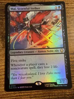 MTG Magic The Gathering Avatar Mai Scornful Striker FOIL! - Image 1