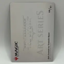 Magic MTG Streets of New Capenna Art Series Gold Signature Halo Fountain 66/81 - Image 2