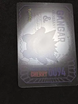 Gengar Pronto Cafe Card Promo 2025 Pokemon Japanese EX+ - Image 5