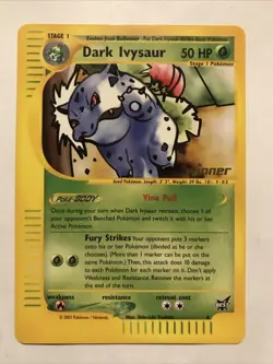 Dark Ivysaur Best Promo 6 Winner Stamp - Near Mint - Pokemon Trading Card Game - Image 1