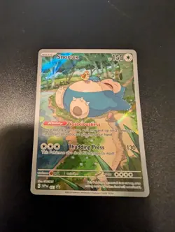 Pokemon TCG Snorlax Black Star Promo SVP051 Holo Card Scarlet & Violet 151 NM - Image 1