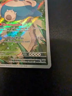 Pokemon TCG Snorlax Black Star Promo SVP051 Holo Card Scarlet & Violet 151 NM - Image 4