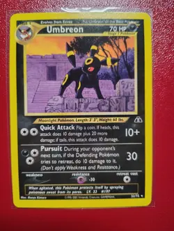 Pokemon Umbreon Neo Discovery 32/75 Non-Holo Rare 2001 - Image 1