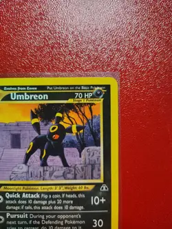 Pokemon Umbreon Neo Discovery 32/75 Non-Holo Rare 2001 - Image 3