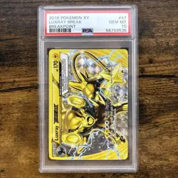 2016 Pokemon Luxray BREAK 47/122 Breakpoint PSA 10 GEM MINT - Image 1