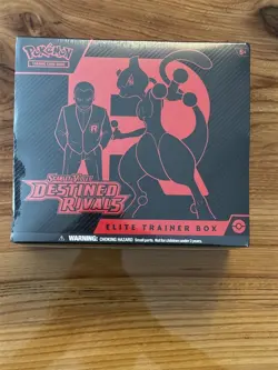 POKEMON TCG SCARLET VIOLET DESTINED RIVALS ETB ELITE TRAINER BOX FACTORY SEALED - Image 1