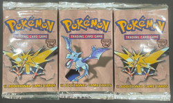 POKEMON Wizards of the Coast Fossil Booster Packs, 3-seperate packs (unweighed) - Image 1
