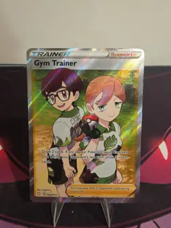 Gym Trainer 068/072 Pokemon TCG Shining Fates Ultra Rare Full Art NM - Image 1