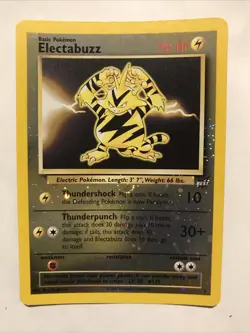 Pokemon TCG Electabuzz 001/009 Best of Promos Reverse Holo 2002 - Image 1