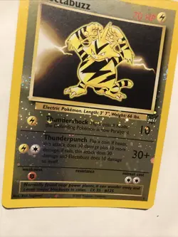 Pokemon TCG Electabuzz 001/009 Best of Promos Reverse Holo 2002 - Image 2