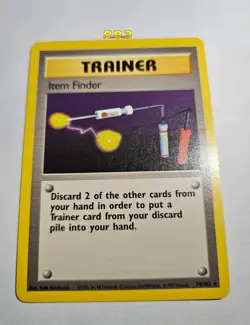 Item Finder 74/102 Base Set Rare Unlimited Pokemon TCG WOTC 1999 LP - Image 5