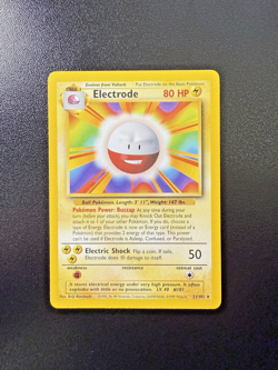 Pokemon TCG Electrode 21/102 Rare Base Set Unlimited LP+ WOTC - Image 3