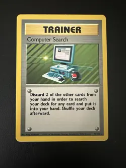 Pokemon Base Set Trainer Computer Search 71/102 - Image 1