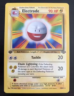 1999 Pokemon Game 1st Edition Jungle Set - Electrode #18 - SHIPS TODAY! 🔥🔥 - Image 1