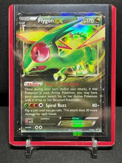 Flygon EX XY61 Holo Black Star Promo Pokemon 2015 XY - LP - Image 1