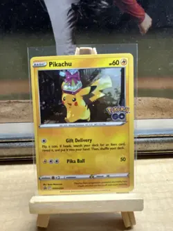 Pokemon TCG Pikachu Pokemon Go Black Star Promo SWSH234 - Image 1