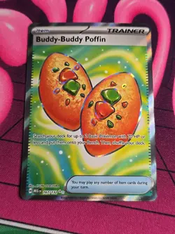 2025 Pokemon Mega Evolution Buddy-Buddy Poffin Ultra Rare # 167/132 - Image 1
