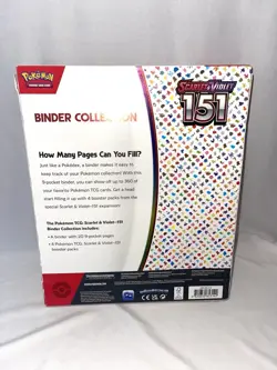 Pokemon Scarlet and Violet Pokemon 151 Binder Collection sealed - Image 5