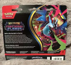 Factory Sealed Pokemon Mega Evolution Phantasmal Flames 3 Pack Booster - Weavile - Image 2