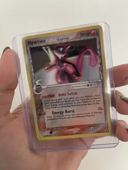 Mewtwo Delta Species 12/113 Holo Rare EX Delta Species 2005 Pokemon - Image 1