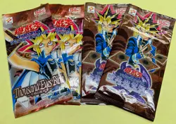 2 YuGiOh Revival of Black Demons Dragon & 2 Thousand Eyes Sealed Boosters - Image 1