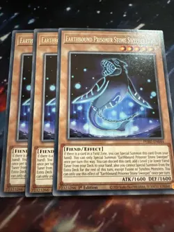 Yugioh! 3x Earthbound Prisoner Stone Sweeper Phantom Revenge PHRE-EN044 PREORDER - Image 1