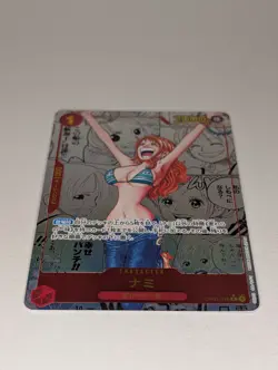 ONE PIECE Card Game OP01-016 Nami Parallel Rare Japanese | Romance Dawn | manga - Image 2