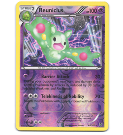 Pokemon 2013 Light Play Reuniclus 44/101 Plasma Blast REVERSE Card - Image 1