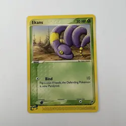 Ekans 64/100 EX Sandstorm 2003 Common Pokemon Trading Card E Reader - Image 1