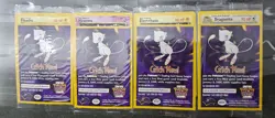 Pokemon Cards Lot Of 4 Kind Pokemon The First Movie Card WB Stamp - Image 1