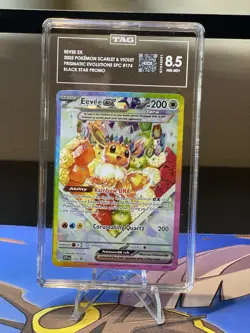 Eevee ex 174 Sv: Scarlet & Violet Promo Cards Holo TAG 8.5 - Image 1