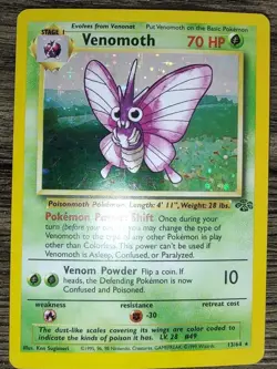 Jungle Venomoth 13/64 Holo Rare Pokemon Card - Image 2