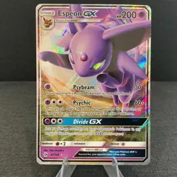 Espeon GX 61/149 SM Base Set Ultra Rare Holo Pokemon TCG Card - Image 1